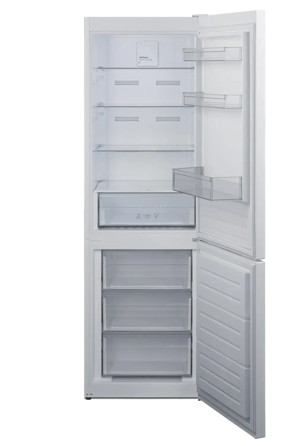 Summit FFBF121W 24" Wide Bottom Mount Refrigerator-Freezer