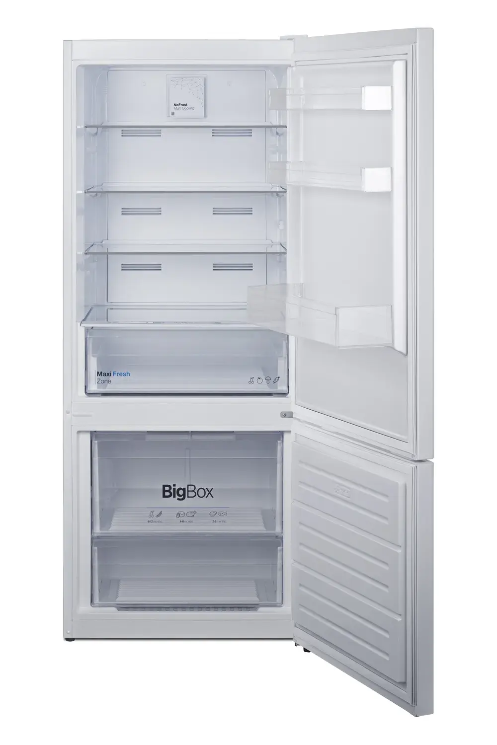 Summit FFBF151W 28" Wide Bottom Mount Refrigerator-Freezer
