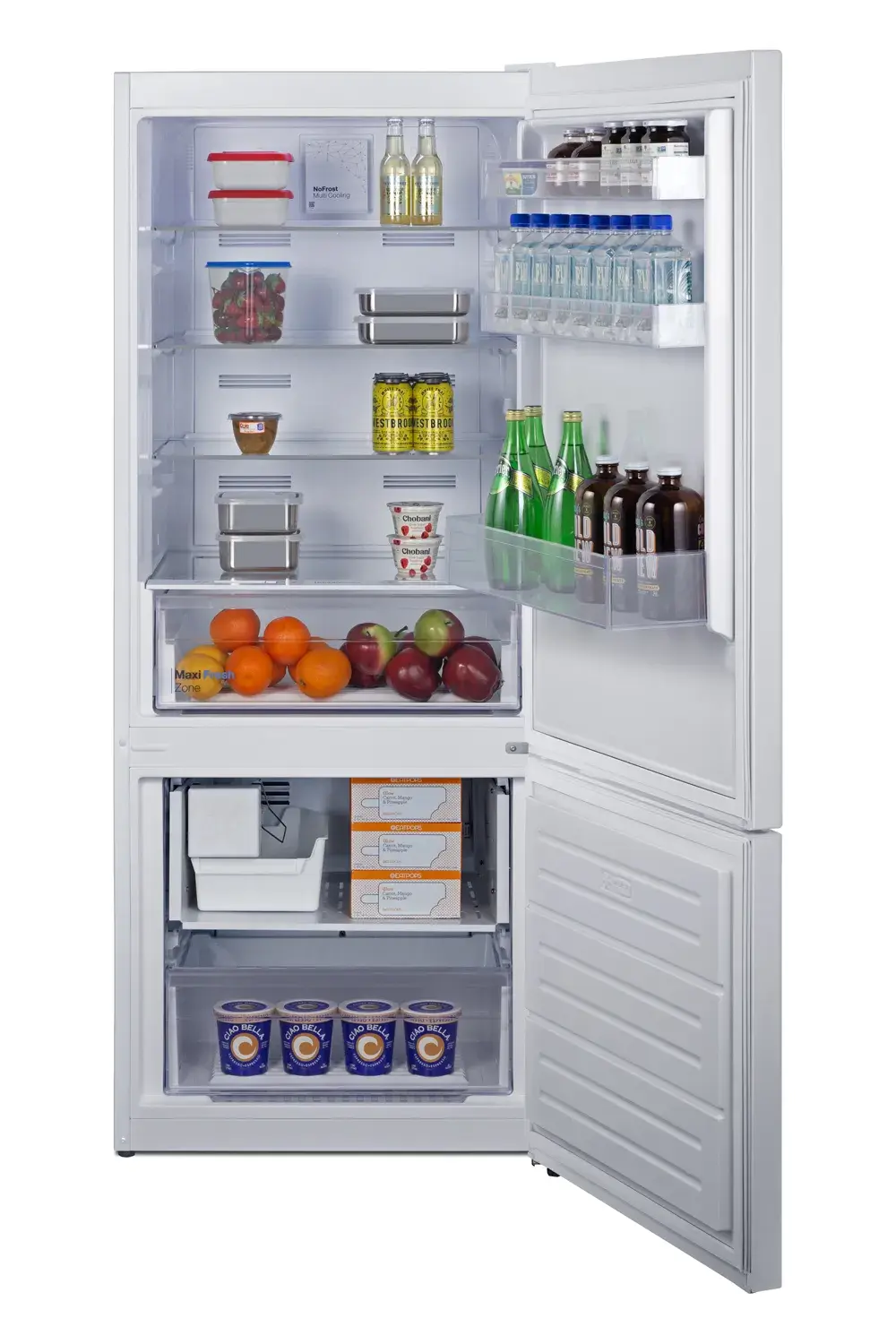 Summit FFBF151WIM 28" Wide Bottom Mount Refrigerator-Freezer with Icemaker