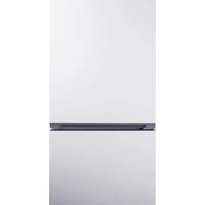 Summit FFBF172W 30" Wide Bottom-Mount Refrigerator-Freezer, Counter Depth