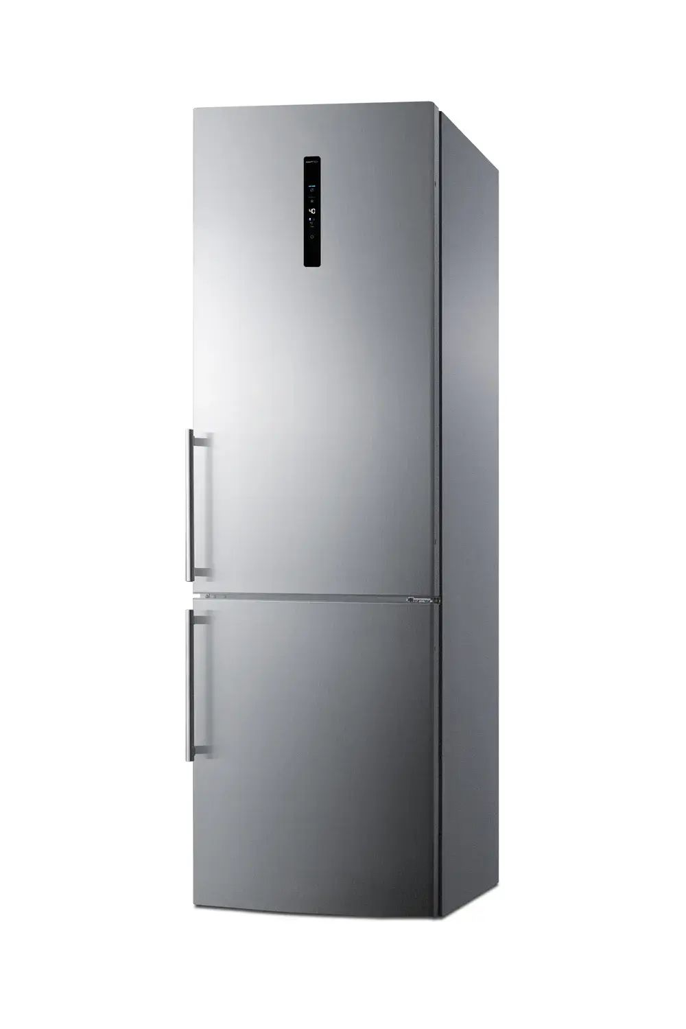 Summit FFBF249SS2IM 24" Wide Bottom Freezer Refrigerator with Icemaker