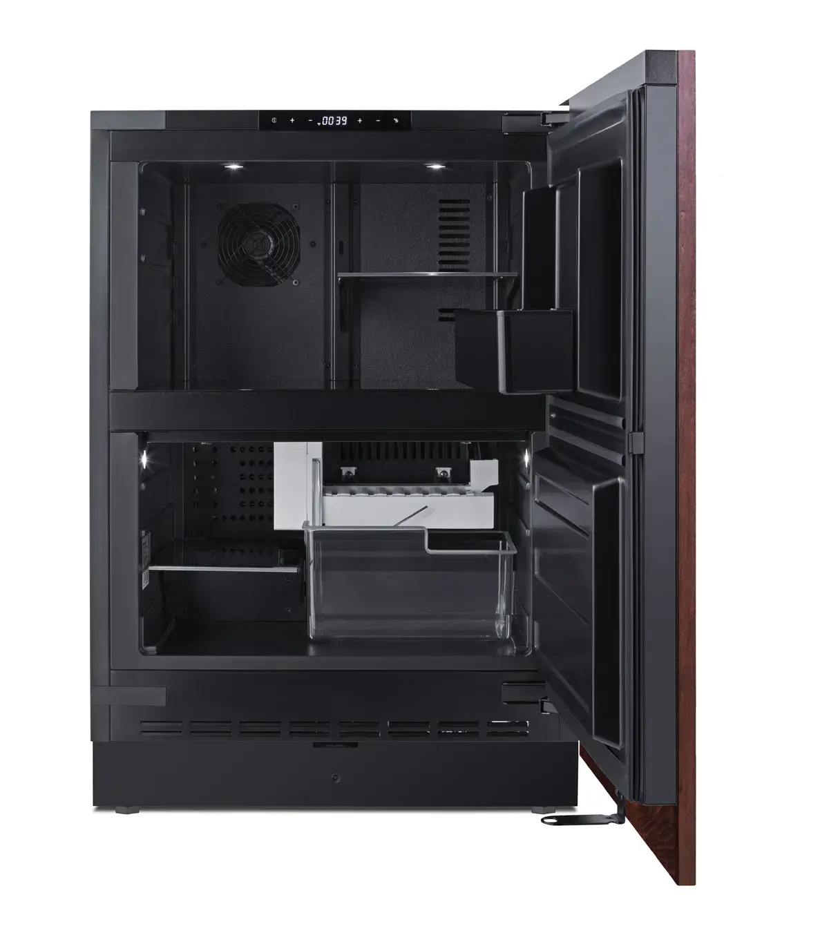 Summit FFRF5IMPNR 24" Wide Refrigerator-Freezer with Factory-Installed Icemaker (Panel Not Included)