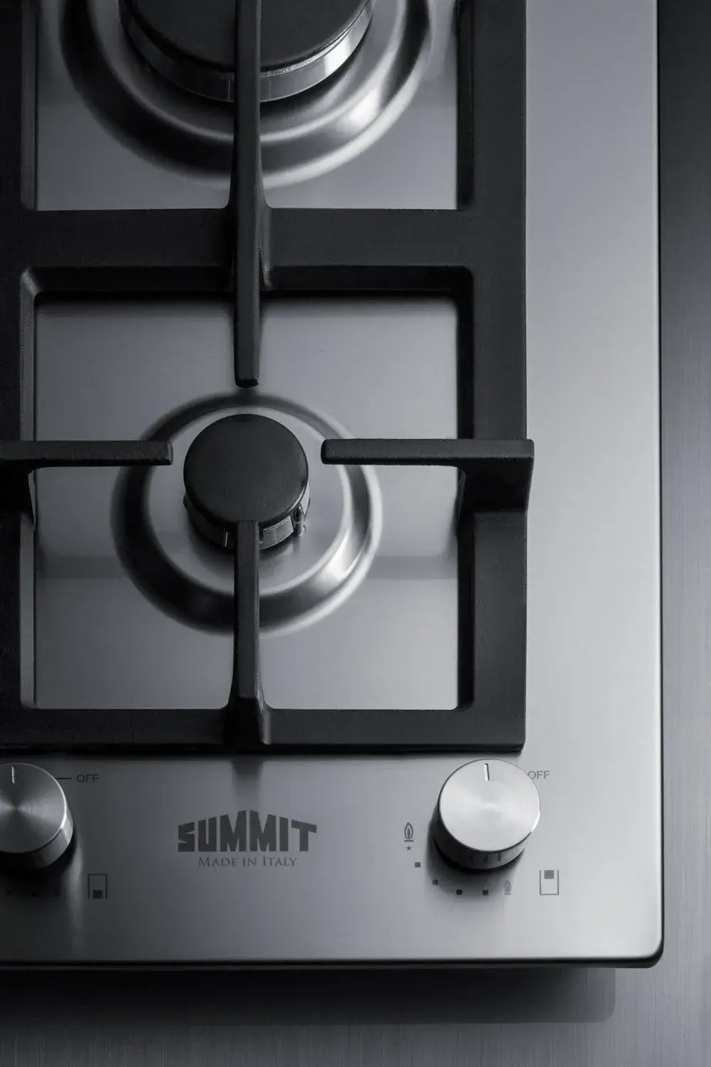 Summit GCJ2SSLP 12" Wide 2-Burner Propane Gas Cooktop