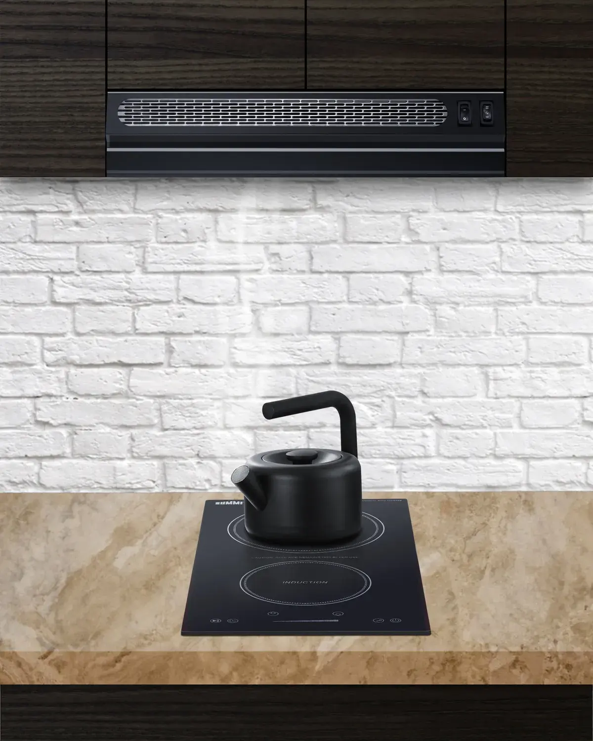 Summit HRTX18B 18" Under Cabinet Ductless Retractable Range Hood