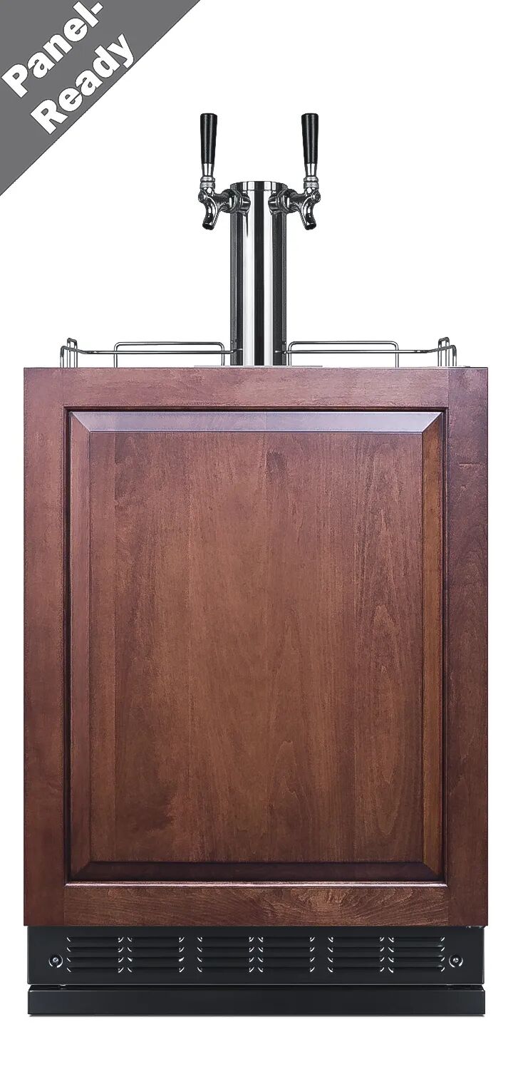 Summit SBC7BRSIF 24" Wide Beer Kegerator (Panel Not Included)