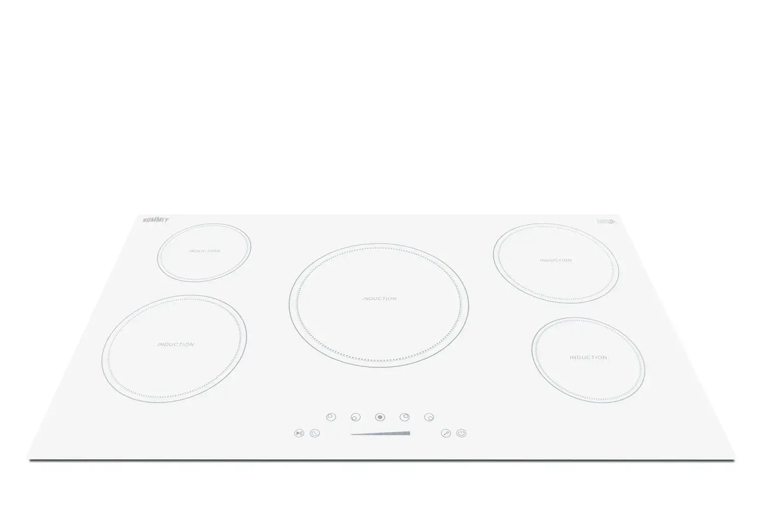 Summit SINC5B36W 36" Wide 208-240V 5-Zone Induction Cooktop