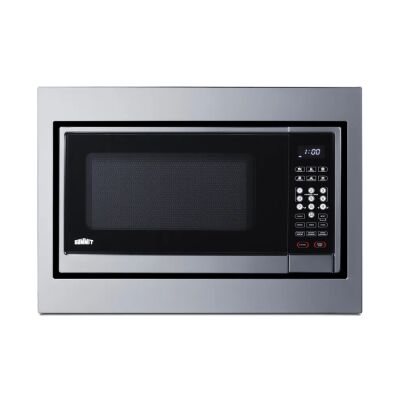 Summit SMBI24 24" Wide Built-In Microwave (Trim Kit Included)