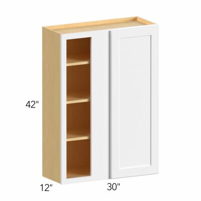 Allure® Galaxy Cobblestone 30"W x 42"H x 12"D Blind Corner Cabinet (WBC3042)