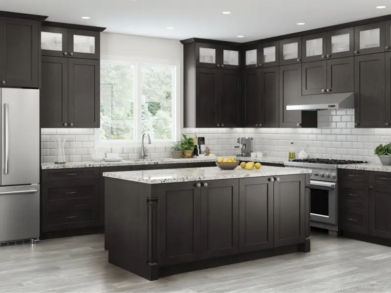 Concord Elegant Smoky Grey 30"W x 12"H x 24"D Wall Cabinet (3012X24)
