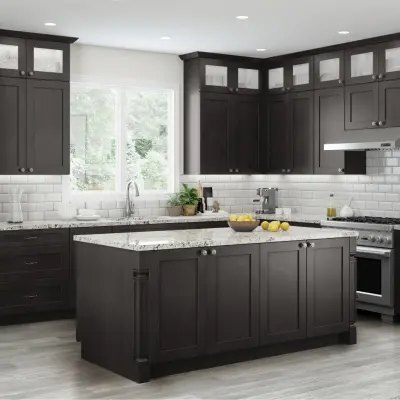 Concord Elegant Smoky Grey 30"W x 12"H x 24"D Wall Cabinet (3012X24)