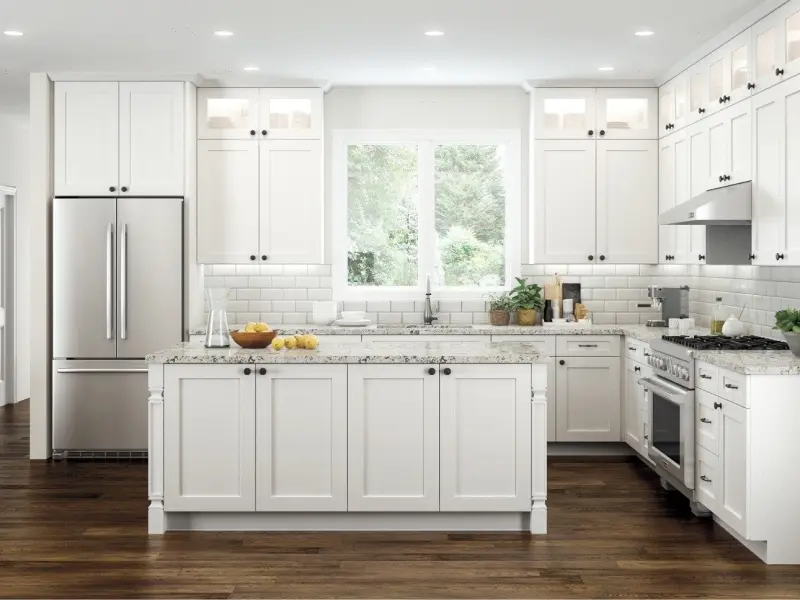Concord Elegant White 30"W x 12"H x 24"D Wall Cabinet (3012X24)