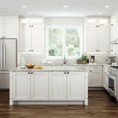 Concord Elegant White 30"W x 12"H x 24"D Wall Cabinet (3012X24)