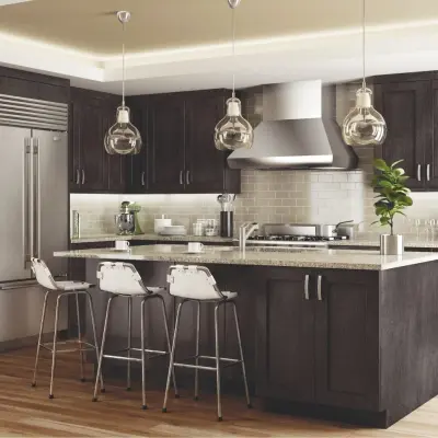 Concord Elegant Smoky Grey 30"W x 12"H x 24"D Wall Cabinet (3012X24)