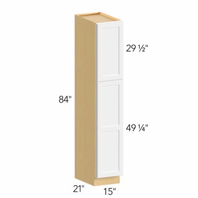 Concord Elegant Ocean 15"W x 84"H x 21"D Tall Pantry Cabinet (UC1521X84)