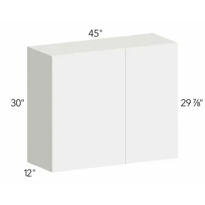 Classic Versailles White 45"W x 30"H x 12"D Blind Corner Wall Cabinet (BLW42/4530)