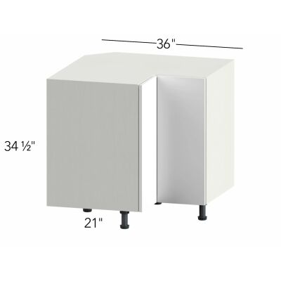 Classic Versailles White 36"W x 34.5"H x 36"D Easy Reach Corner Base (ER36L)