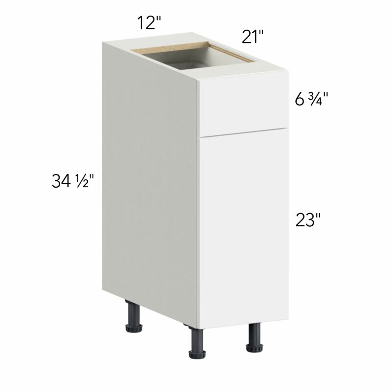 Classic Versailles Ale 12"W x 34.5"H x 21"D Vanity Cabinet (VB12)