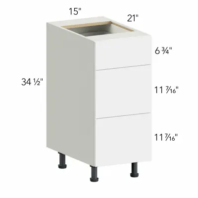 Classic Versailles Ale 15"W x 34.5"H x 21"D Vanity Drawer Base (VDB15)