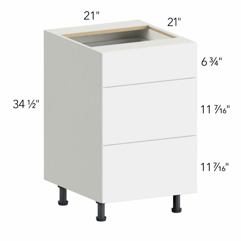 Classic Versailles Ale 21"W x 34.5"H x 21"D Vanity Drawer Base (VDB21)