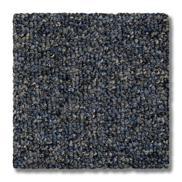 Autobiography II Blue Graphite Carpet Tile