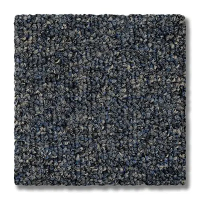Autobiography II Blue Graphite Carpet Tile