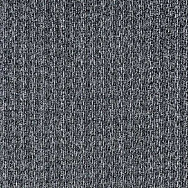 Pinstripe Grey Flannel Carpet Tile