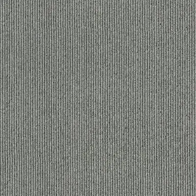 Pinstripe Silver Coin Carpet Tile