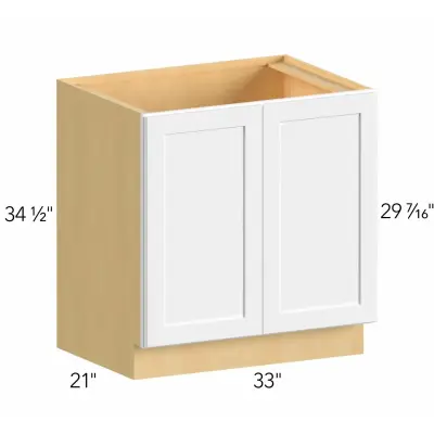Allure® Galaxy Dove 33"W x 34.5"H x 21"D Vanity Cabinet (VB33FD)